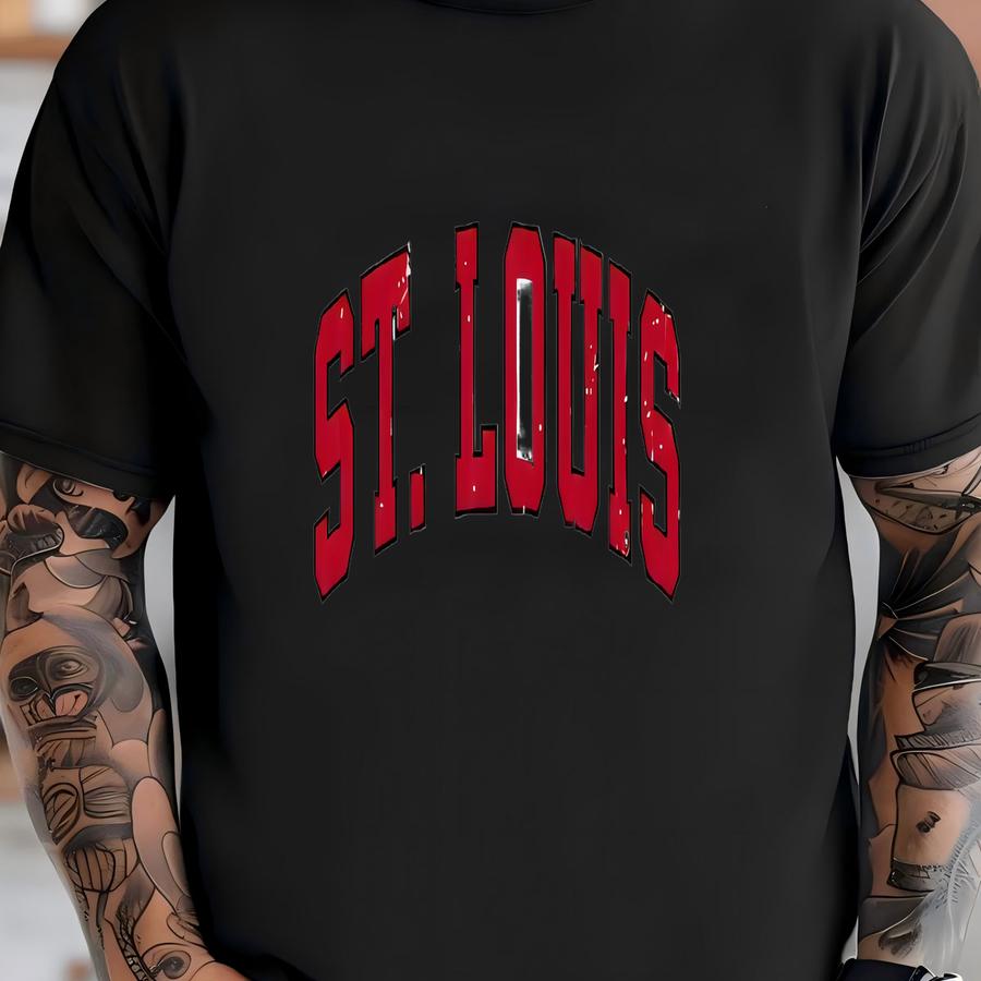 St. Louis Sweatshirt, University Shirt, College Hoodie, Game Day Shirt, St. Louis Gift, St. Louis Shirt, Gift For Men, Women T-shirt
