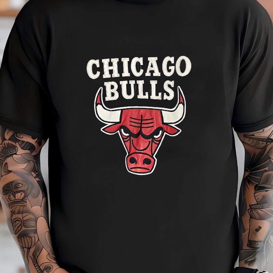 Vintage Chicago Bulls Jeff Hamilton Leather Jacket - Sz 3xl - 90s Bomber T-shirt