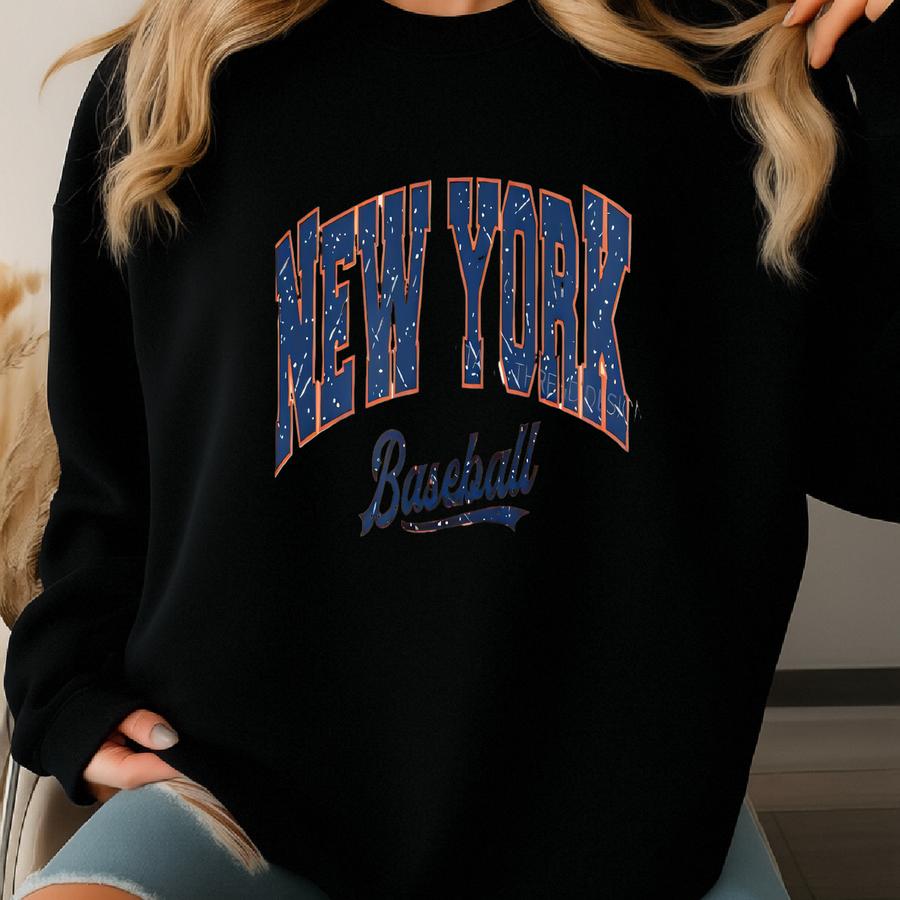 New York Baseball Shirt, ®, Ny Baseball Shirts, Baseball New York, Vintage Style Ny Baseball T-shirt, Ny Fan Gift, Unisex Sweatshirt