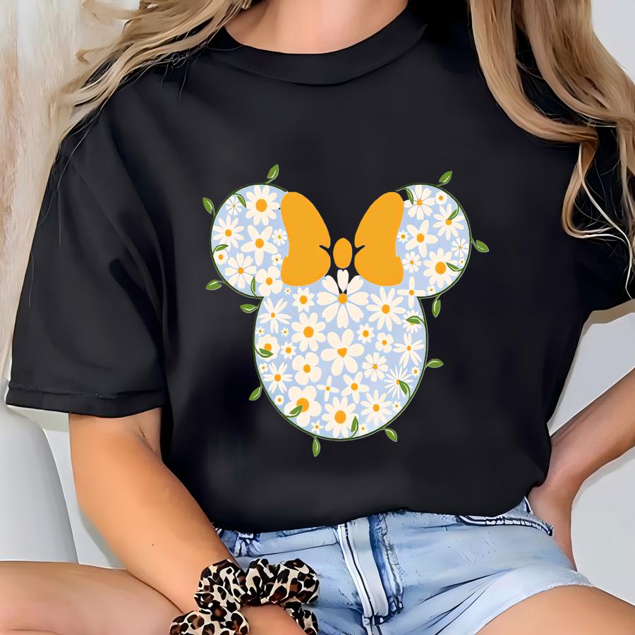 Mouse Icon Spring Flowers Shirt, Epcot Flower And Garden Festival Shirt, Family Trip Shirt, Shirt T-shirt