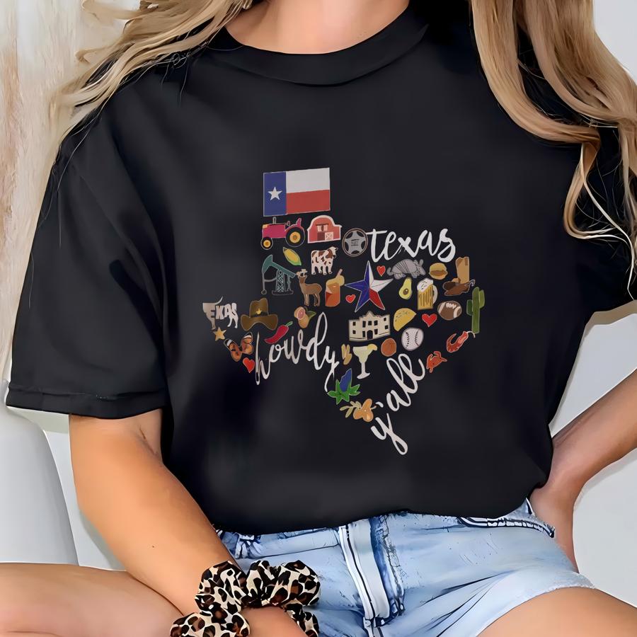 Vintage Texas Tee - Austin Texas Shirt, Country Style, Cowgirl Hoodie, Distressed Flag, Rodeo, Farm Girl, Southern Western Style, T-shirt