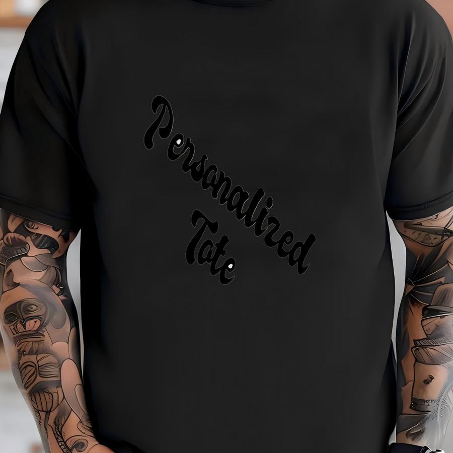 Personalized Organic Cotton Tee: Wedding, Book Club Gift T-shirt