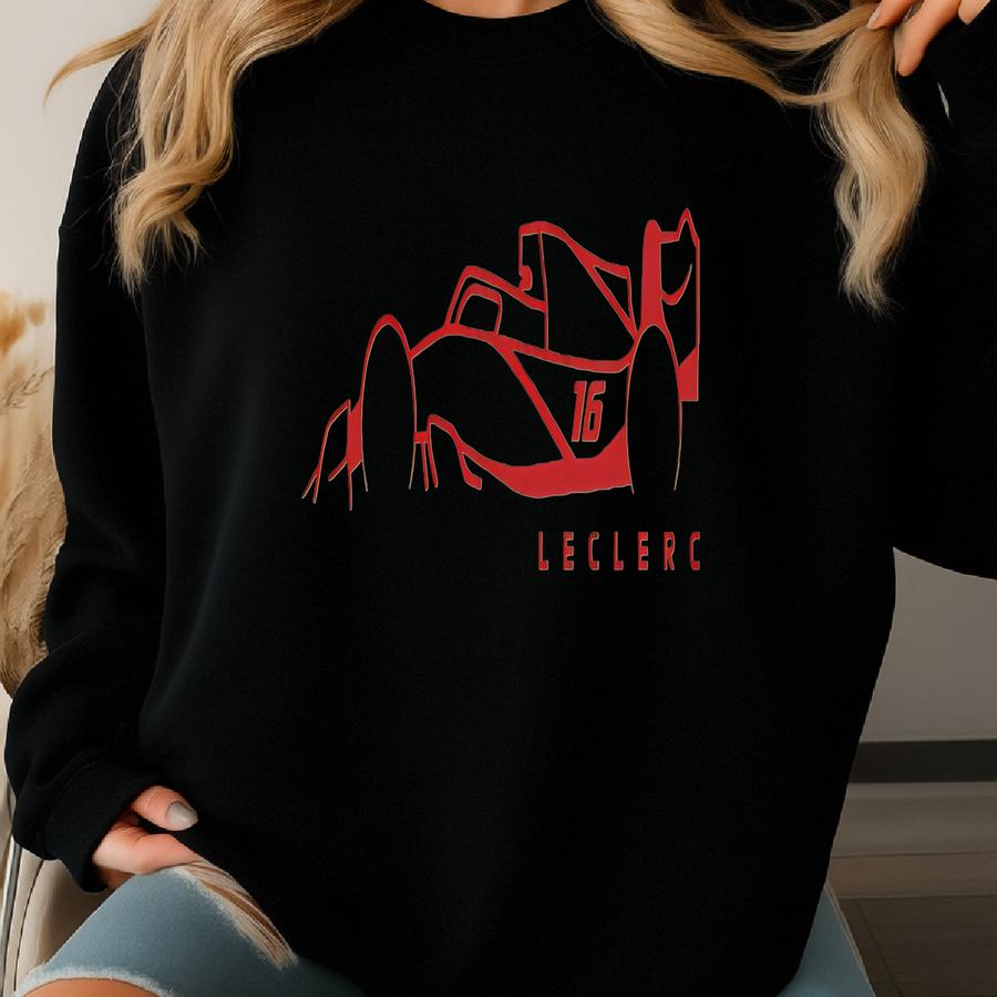 Charles Leclerc Formula One Sweatshirt, F1 Shirt, F1 Two Sides Shirt, Charles Leclerc Shirt, Charles Leclerc Sweater, Charles Leclerc Hoodie Sweatshirt