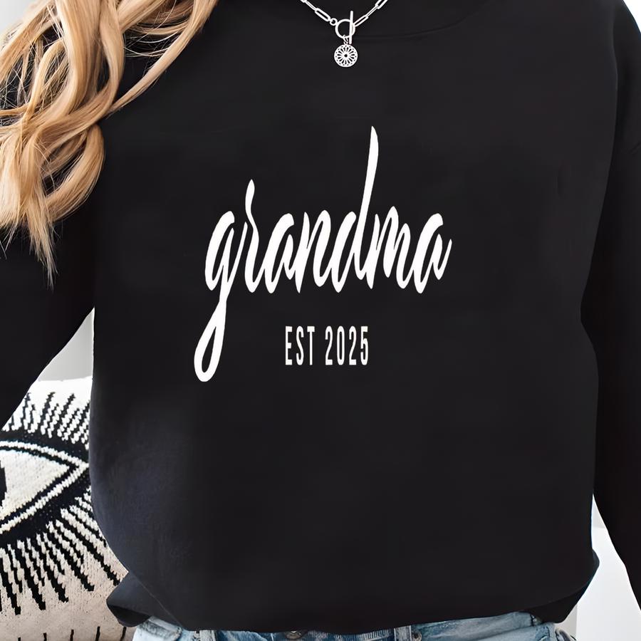 ® Personalized Grandma Est Shirt, Mothers Day Gift, Gift For Grandmother, Nana Shirt, Tante Shirt, Tia Tshirt, Mommy Shirt Sweatshirt
