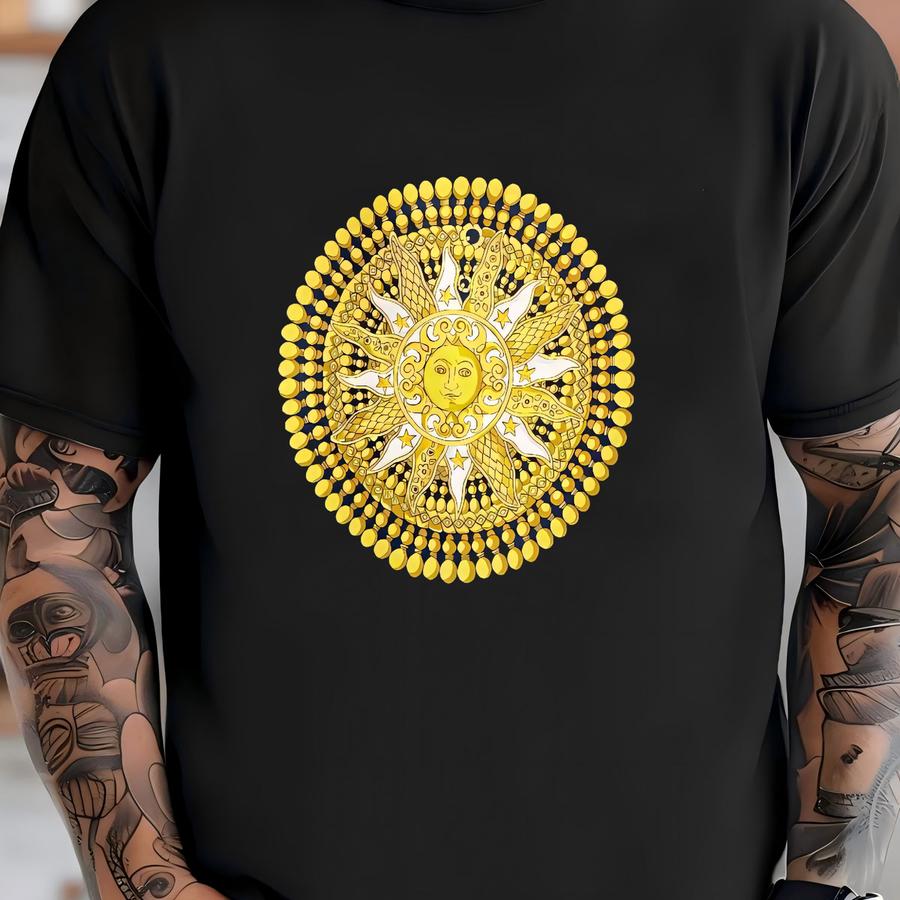 Rare!! Vintage Sun Italian Polyester Scarf (34 X 34.5) T-shirt