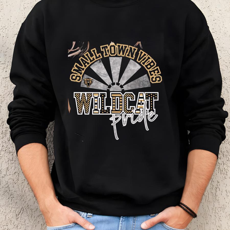 Wildcats Shirt Wildcat Pride Shirt Wildcats Windmill Shirt School Spirit Shirt Mascot Shirt Custom Mascot Shirt Sports Shirt Game Day Shirt Sweatshirt