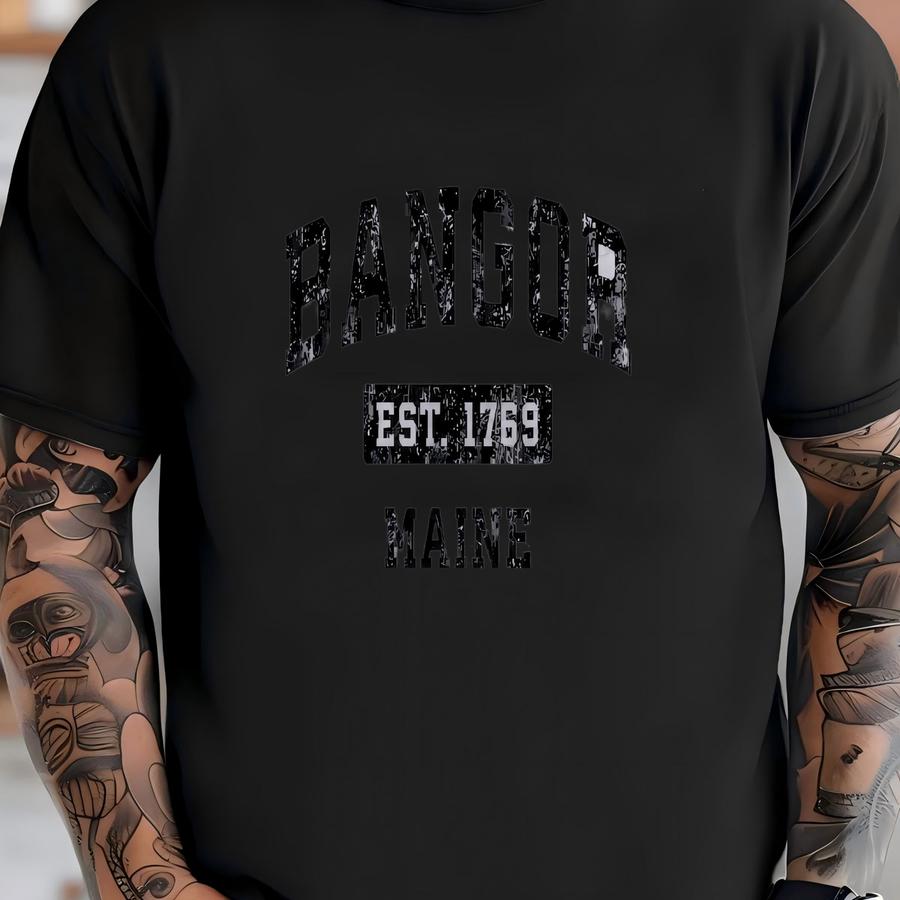 Bangor Maine Shirt, Bangor Sweater, Maine State Shirt, Maine Sweatshirt, Maine Souvenir, Family Vacation Trip, Me Hoodie, Maine Fan Gift T-shirt