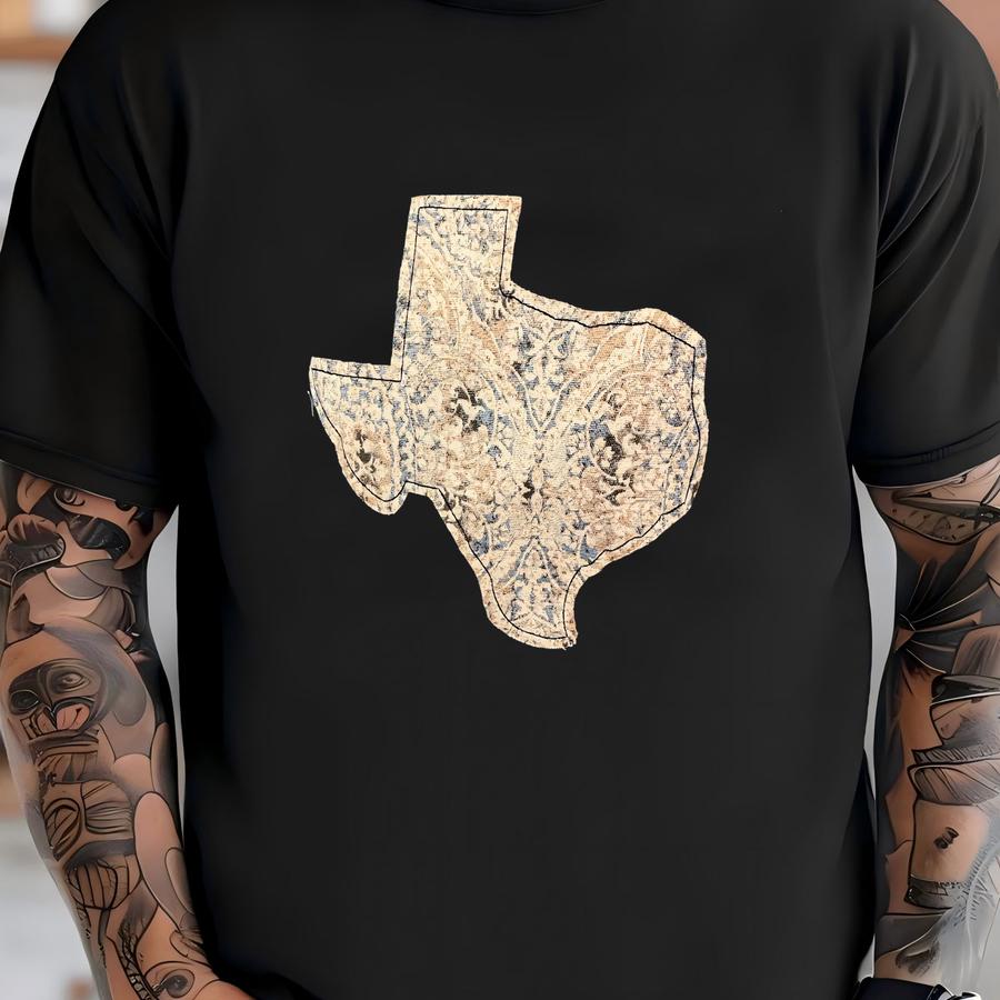 Applique Texas Tee, Applique, Western, Texas, Boutique, Women's, Lonestar, Girl, Texas Shirt, Girl Gift, Western, Mother's Day Gift T-shirt