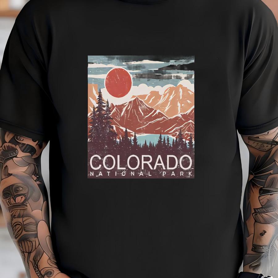 Colorado National Park Shirt, Colorado Sweatshirt, National Park Gift, Nature Lover Gift, Mountain Shirt, Adventure Tee, Hiking, Camping T-shirt