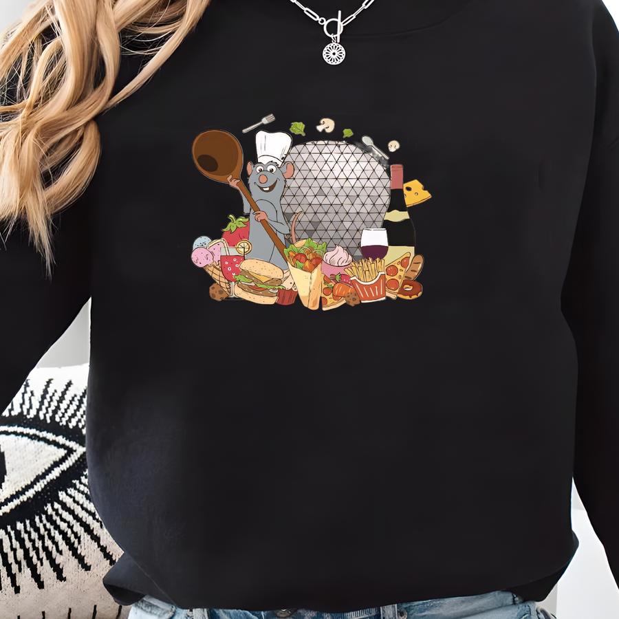 Epcot International Food Wine Festival 2025 Shirt, Remy Chef Food And Wine Festival T-shirt, Family Vacation Sweater Sweatshirt