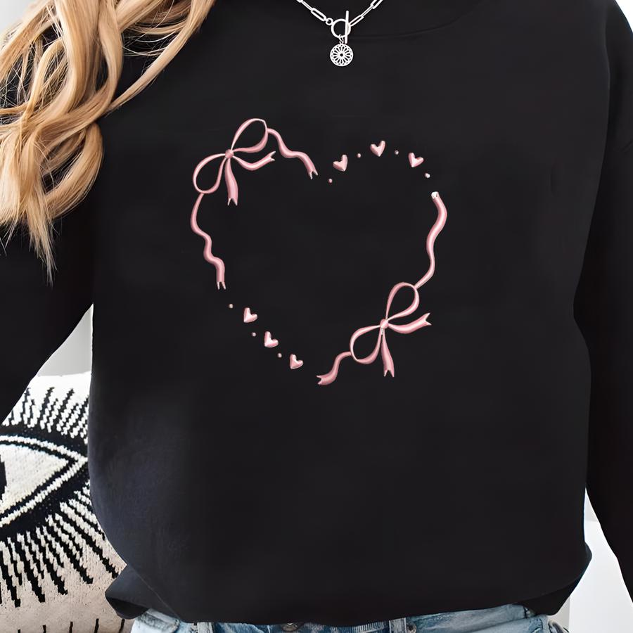 Bow Y Design, Heart Machine Y Designs, Ribbon Bow Y, Coquette Y Files, Baby Girl, Digital Download Sweatshirt