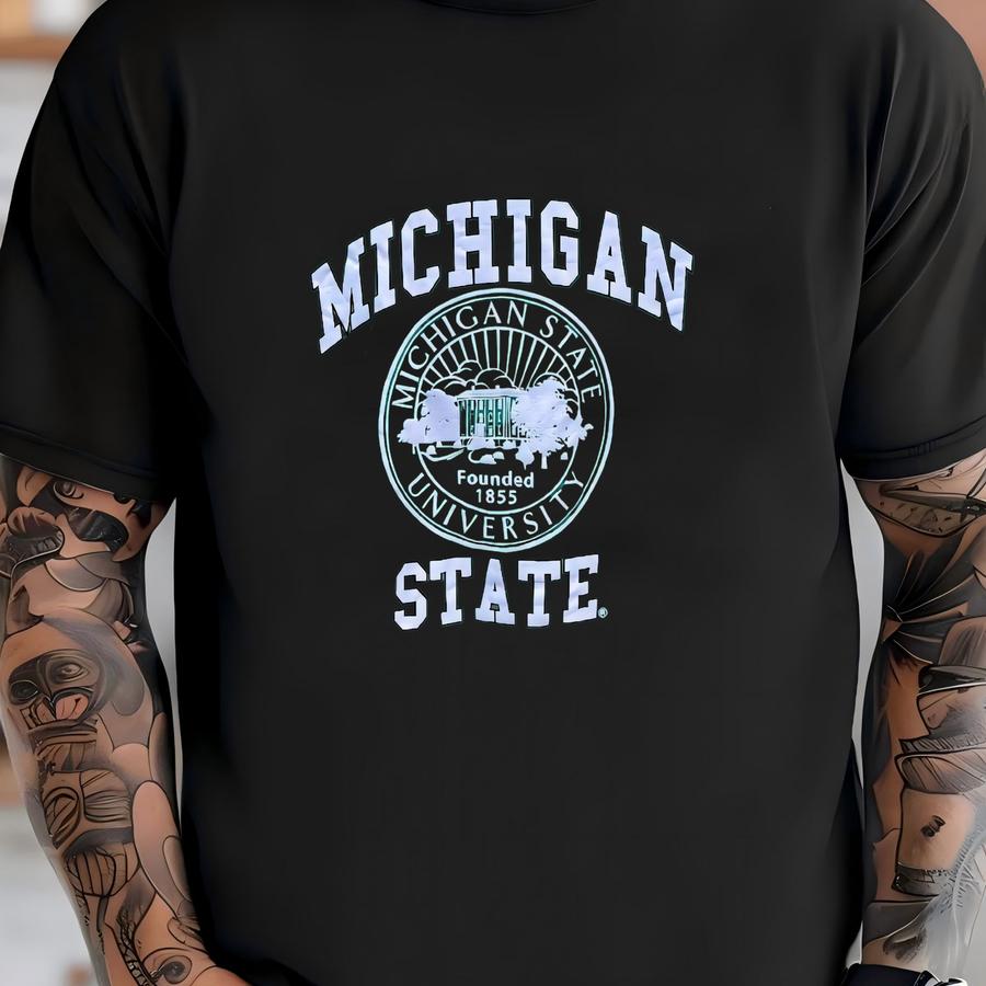 Vintage Michigan State University Big Logo Crewneck Sweatshirt Size 2xl T-shirt