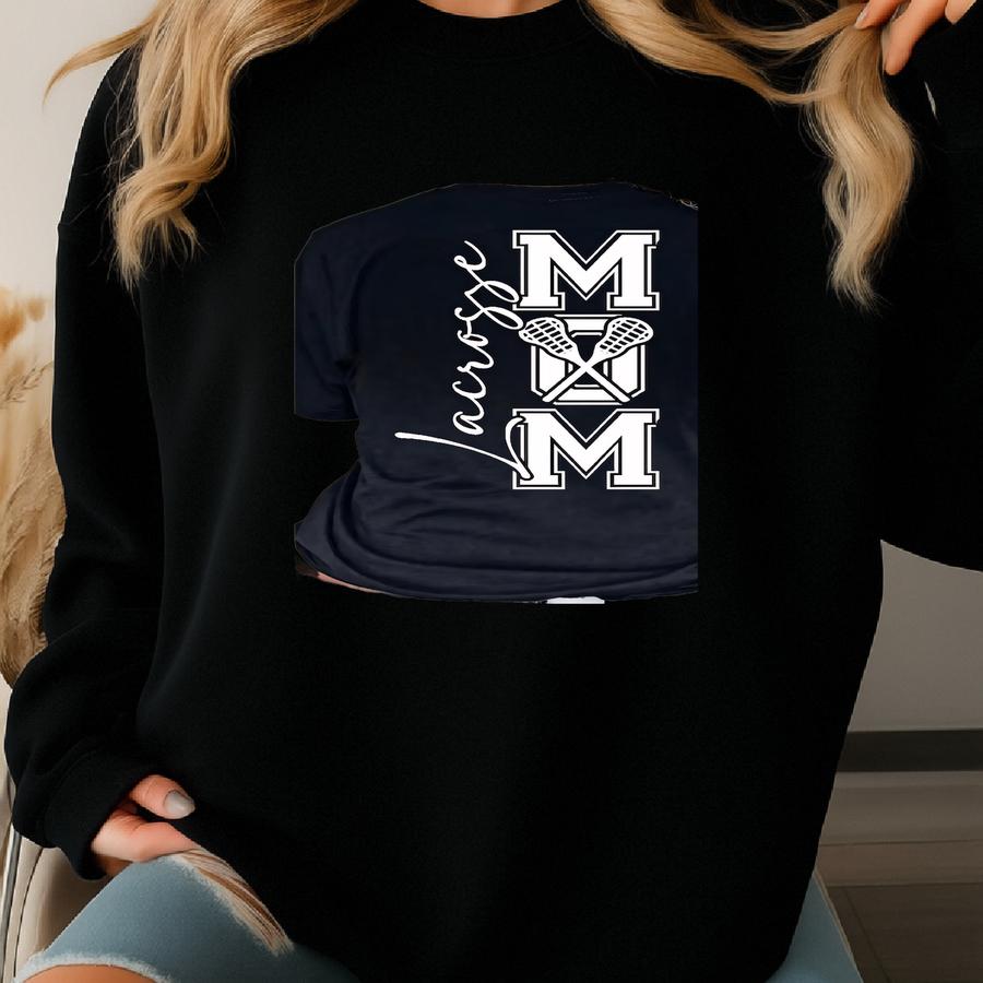 Lacrosse Mom Shirt And Tee, Lax Mom Shirt, Sports Mom Gift, Two Side Lacrosse Mama, Mothers Day Gift, Game Day Mom, Lax Lover Gift, Birthday Sweatshirt
