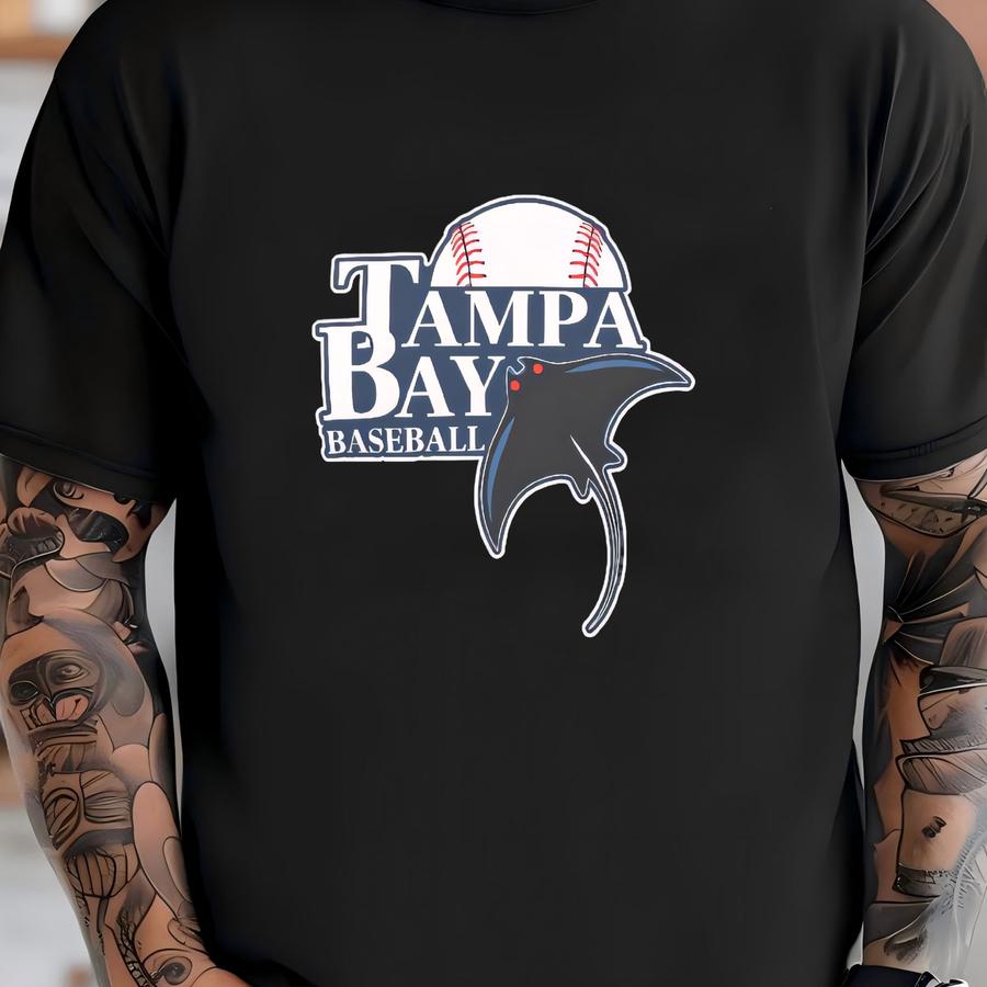 Vintage Tampa Bay Baseball Hoodie: Retro Sports Fan Apparel T-shirt