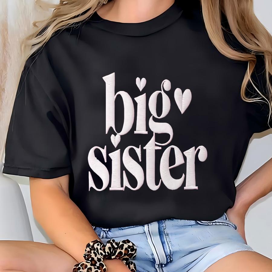 Y Big Sister Sweatshirt, Custom Y Sweatshirt, big Sis Sweatshirt, Sister Sweatshirt, Big Sister Sweater, Kids Sweatshirt T-shirt