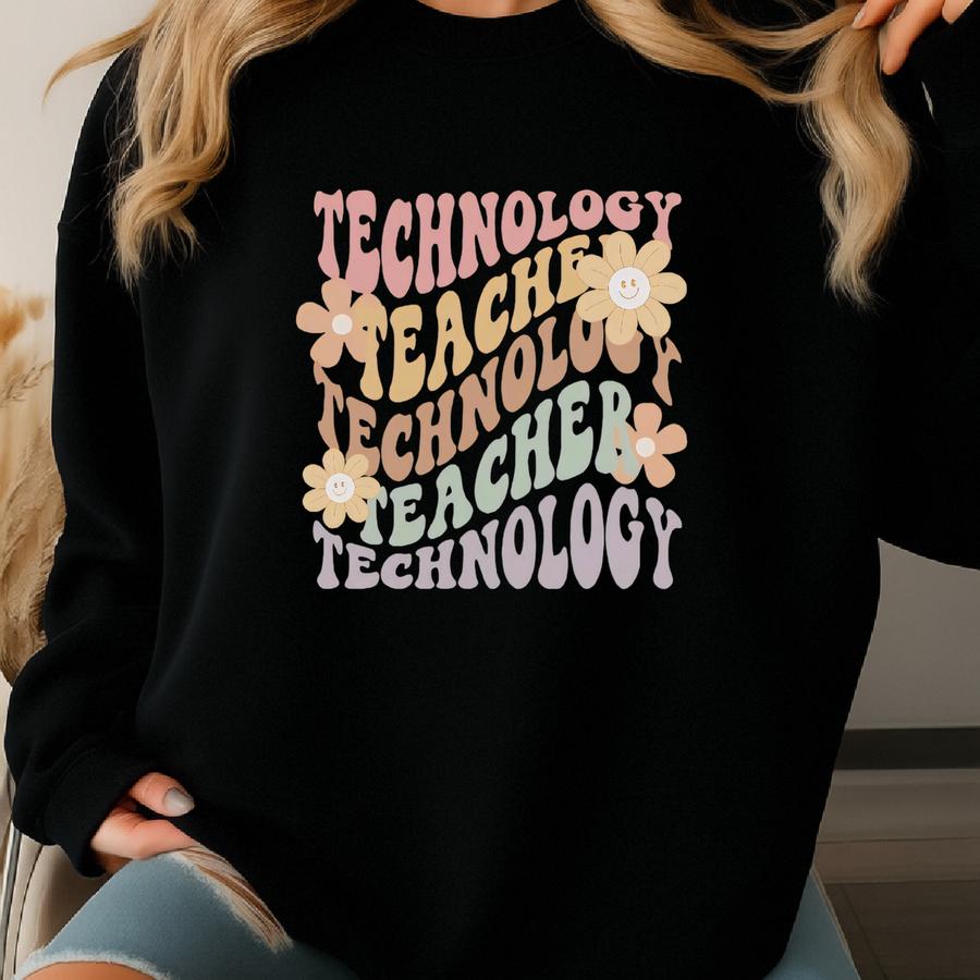 Technology Teacher Shirt, Technology Sweatshirt, Technology Specialist Shirt, Gift For Technology Teacher, Cute Teacher Shirt, Teacher Shirt Sweatshirt