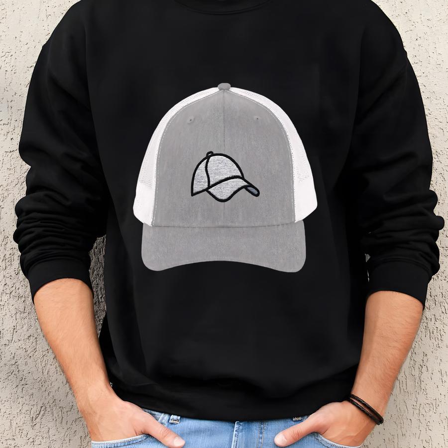 Baseball Cap Trucker Hat | Baseball Cap Trucker Hat | Baseball Cap Hat Sweatshirt