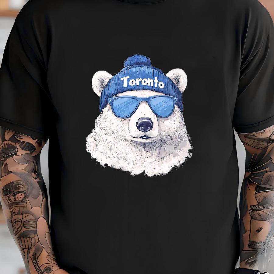 Toronto Hockey Retro Crewneck Sweatshirt, Canada Unisex, Vintage Sweater, Throwback Sports Gift, 90s Style Fan Apparel, Soft Cozy Winter T-shirt