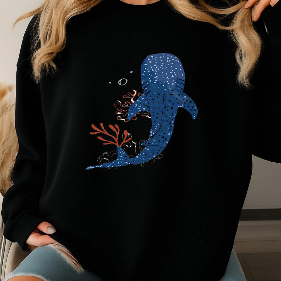Whale Ocean Sweatshirt And Hoodie Beachy Hoodie Ocean Hoodie Coconut Girl Jesus Hoodie, Christian Crewneck Over Fear Surf Hoodie Beach, Gift Sweatshirt