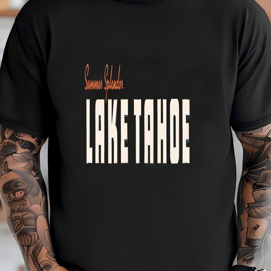 Lake Ta Fabric By The Panel 100% Cotton Riley Blake T-shirt