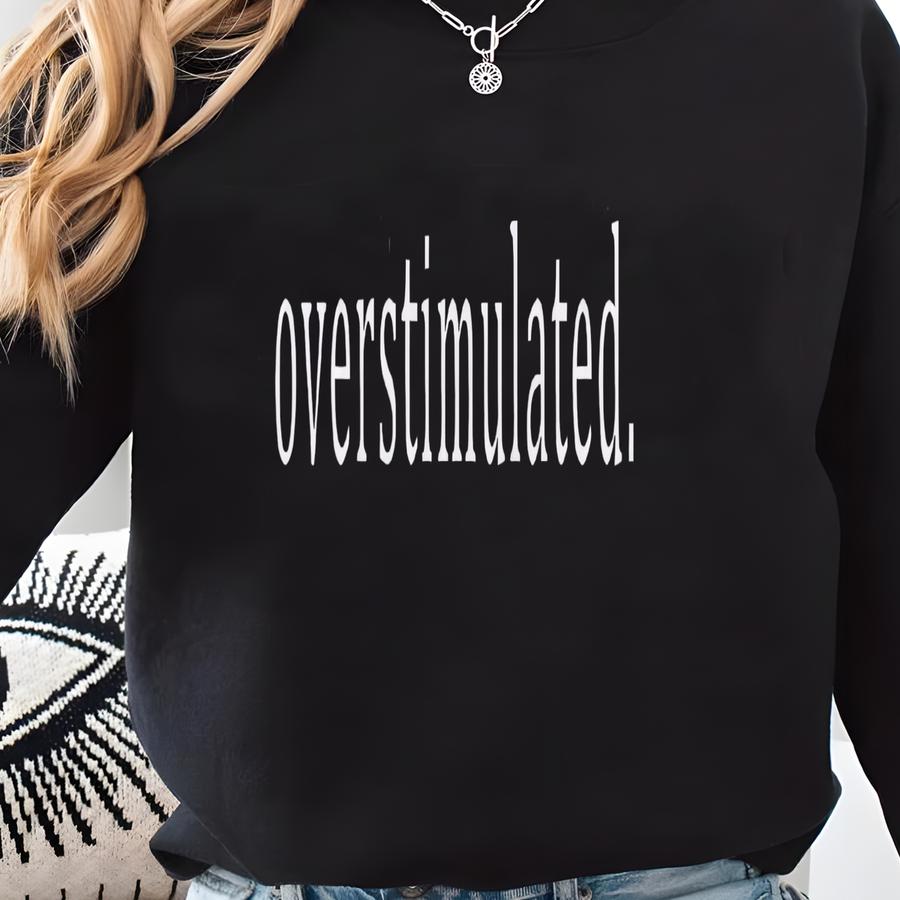 ® Overstimulated Shirt For Mom, Cowboy Frog Shirt, Unhinged Tshirt, Weirdcore Clothing, Gen Z Shirt, Weird Stuff Funny Tshirt Sweatshirt