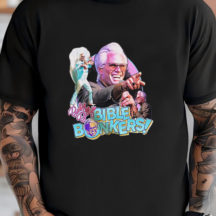 Vintage Uncle Baby Billy Bible Bonkers Show 9009 Hoodie T-shirt