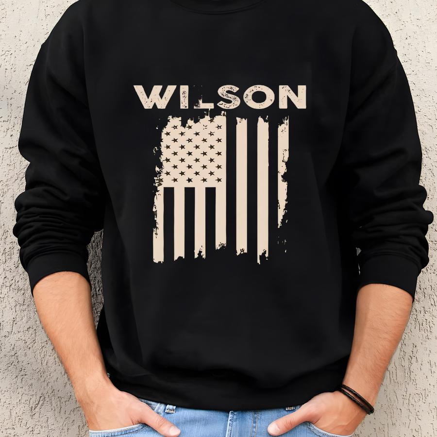 Custom Family Hoodies, Personalized Military Family Members, Matching Sweatshirt, 4th Of July Family Gifts,usa Family Outfits Sweatshirt