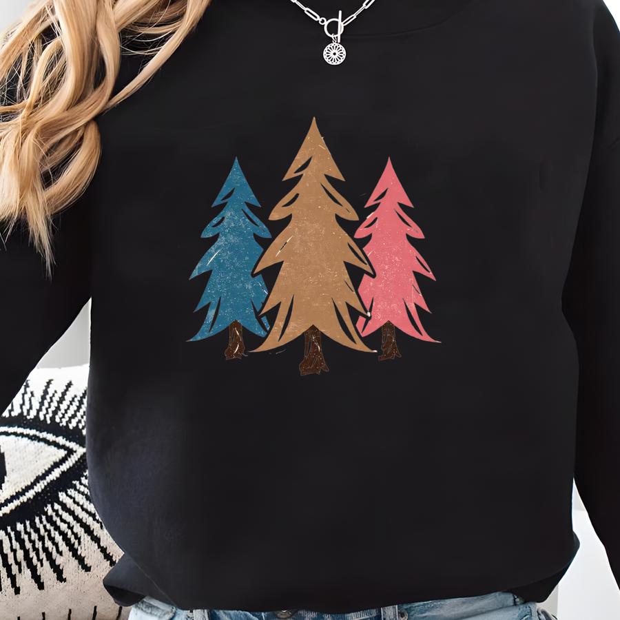 Mens Womens Pine Trees Shirt, Nature Lover T-shirt, Hiking Shirt, Camping Shirt, Adventure Shirt, Outdoors Shirt, Nature Camping Lover Shirt Sweatshirt