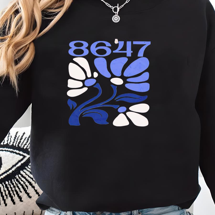 8647 Anti Lightweight Hoodie, Subtle Protest, Liberal Shirt,anti , Anti Republican, Resist Shirt, Pro Immigration Sweatshirt