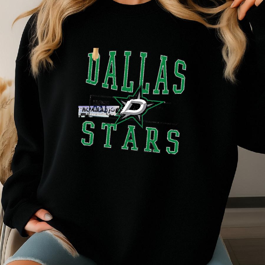 ® Stars Hockey T-shirt, Custom Vintage Graphic Tee, Hockey Gift For Fan Sweatshirt