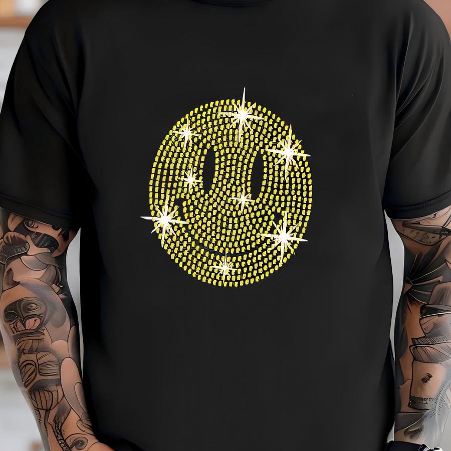 Rhinestone Cap - 5 Panel Emoji Hat T-shirt