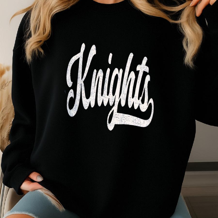 Knights Sweatshirt Knights Sweatshirt Knights Baseball Knights Football Vintage Knights Crewneck Sweatshirt