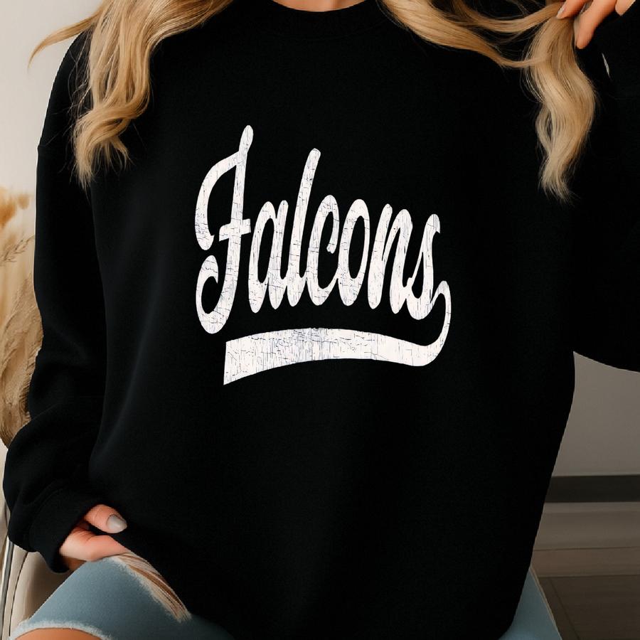 Falcons Sweatshirt Falcons Sweatshirt Falcons Football Falcons Baseball Vintage Falcons Crewneck Sweatshirt