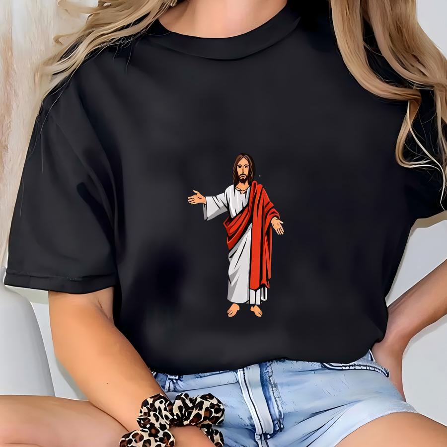 Jesus Coming Out Of My Cave And I've Been Doing Just Fine Shirt, Christian Rolling Stones Sweatshirt And Hoodie, Easter Christian Gift T-shirt