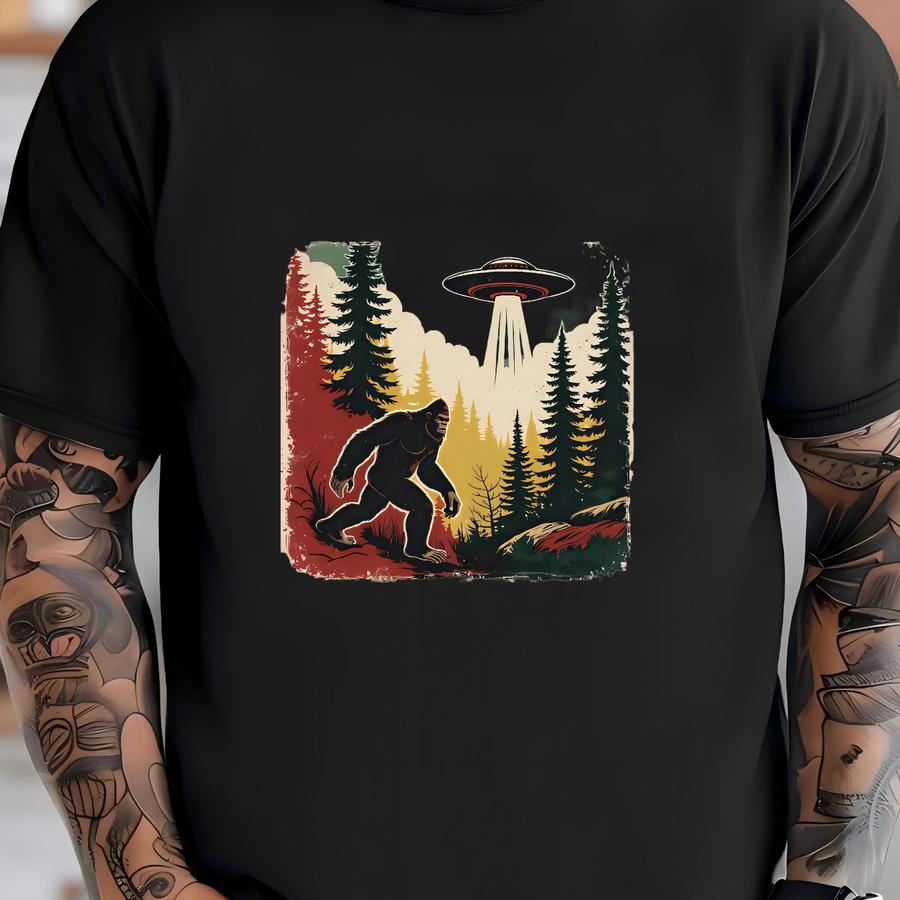Bigfoot Shirt, Bigfoot Retirement Plan, Funny Sasquatch Tee, Retirement Shirt, Gift For Outdoor Lovers, Camping Apparel, Unique Vacation Tee T-shirt