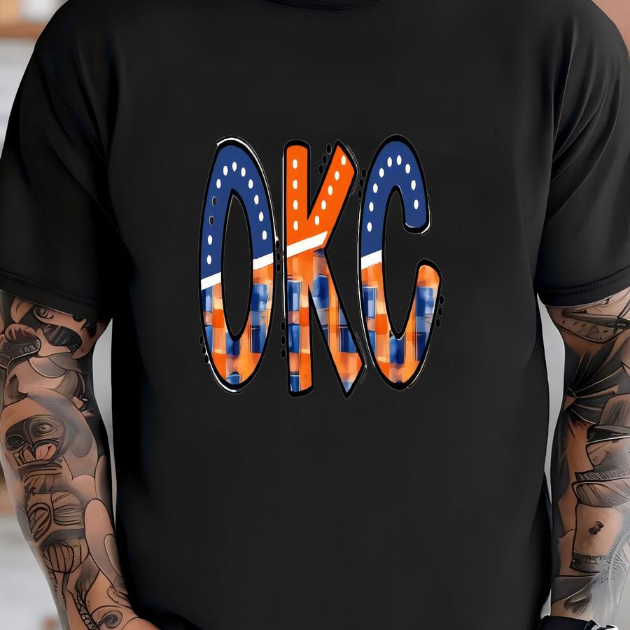 Oklahoma City Basketball Shirt Okc Basketball Gameday Appareal Team Hoodie T-shirt