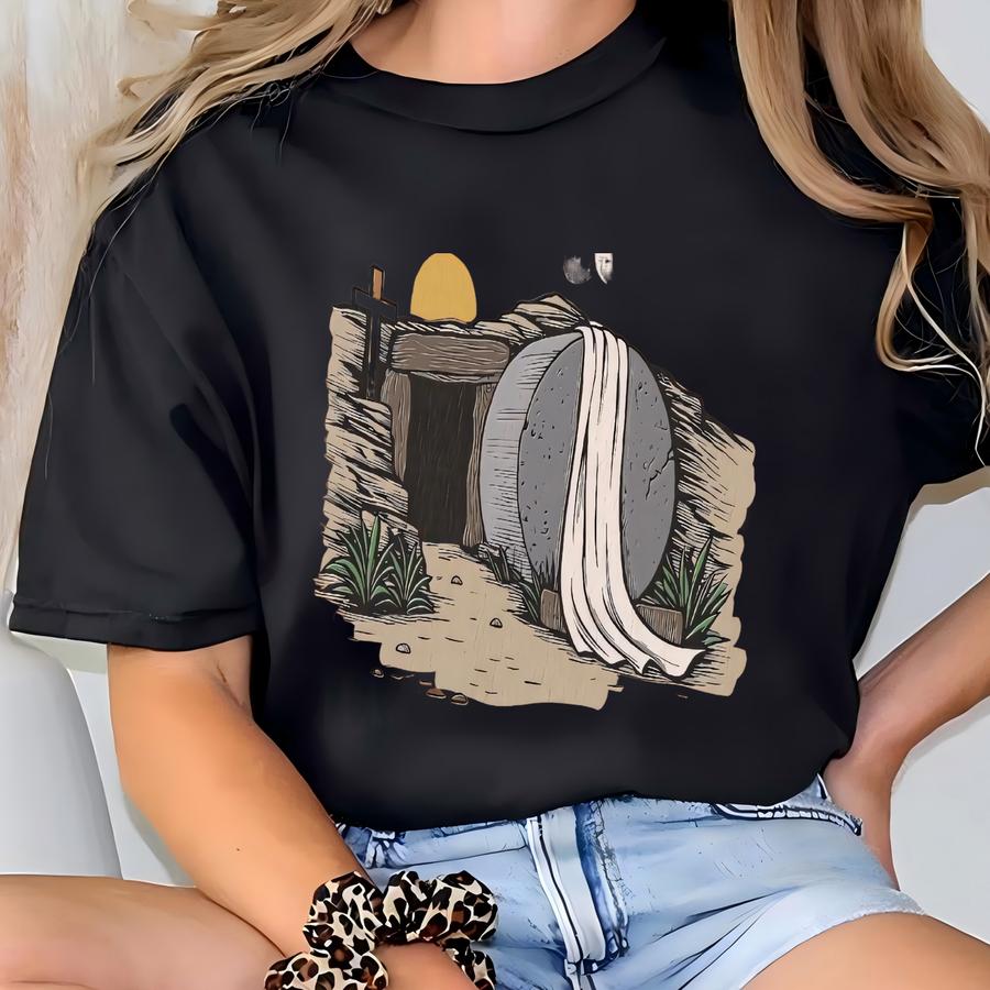 Rolling Stones Hoodie, Easter Clothing, Jesus Christ Graphic Tee, Christian Faith-based Shirt, Unique Christian Gifts T-shirt