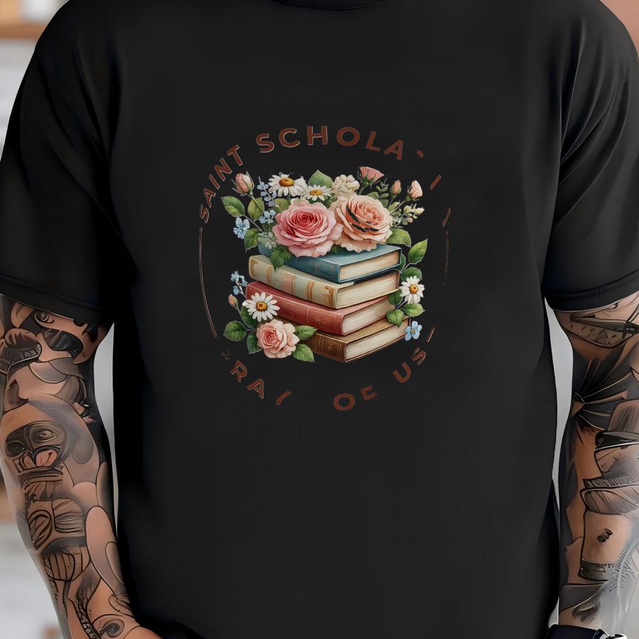 Saint Scholastica Mug: Catholic Gift For Teachers, Benedictine Nuns, Education Patron - 15oz T-shirt