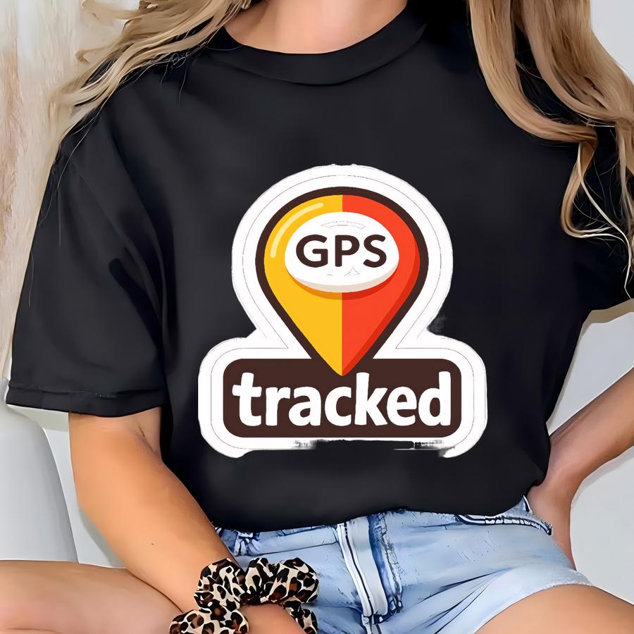 Gps Tracked Kiss Cut Vinyl Stickers: Anti-theft Tech Labels T-shirt