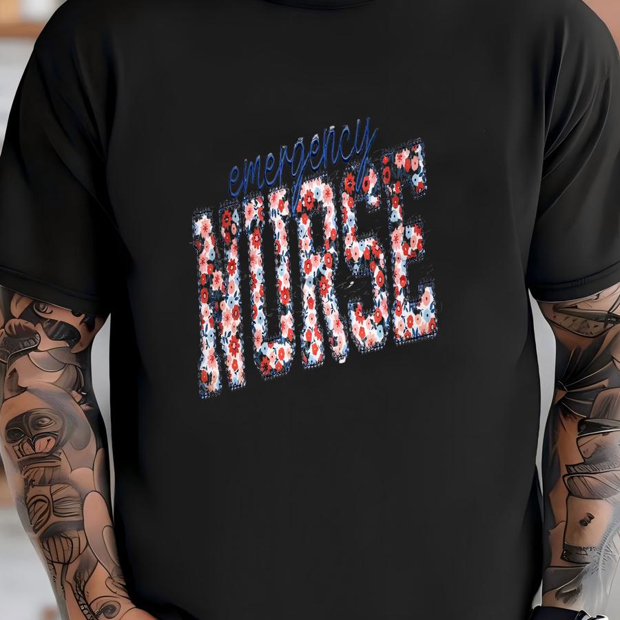 Emergency Nurse Sweatshirt, Er Nurse Sweatshirt, Emergency Department Sweatshirt, Gift For Nurse, Custom Nurse Crewneck T-shirt