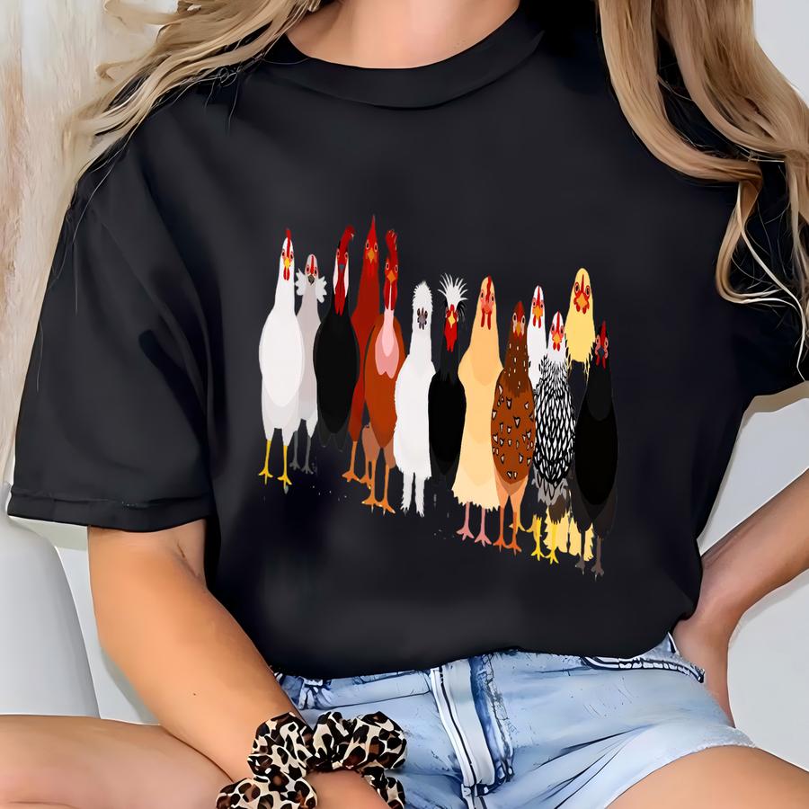 Chicken Women's Shirt - Shirt® - Mothers Day Chicken Shirt - Chicken Shirt - Love Chickens - Animal Shirt - Funny Farmer T-shirt