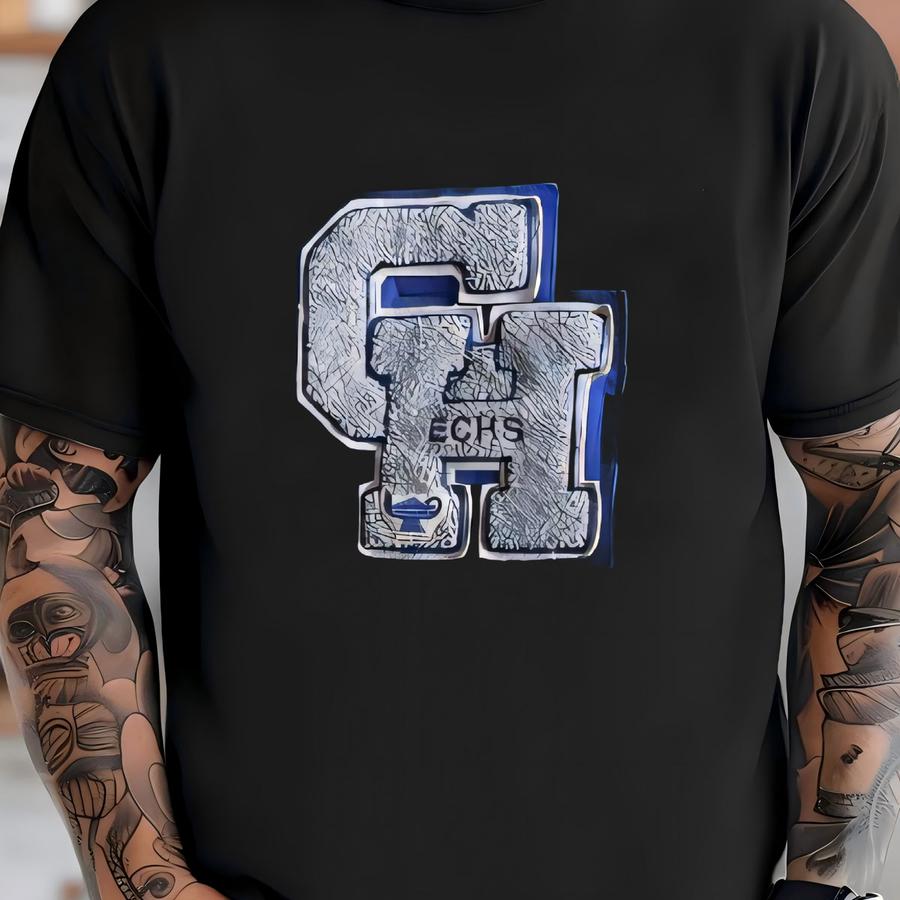 Vintage Deadstock Ch Echs College Varsity Jacket. Made In Usa, Size Medium. T-shirt