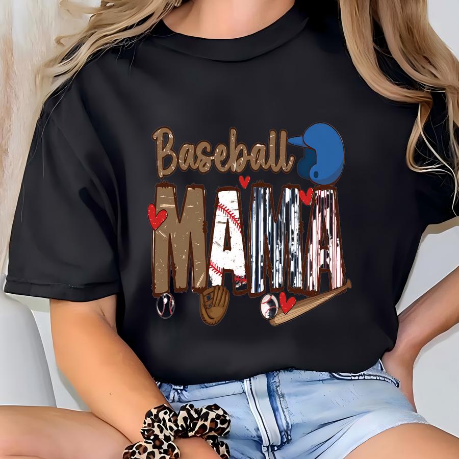 Baseball Mama Tee, Baseball Season Shirt T-shirt