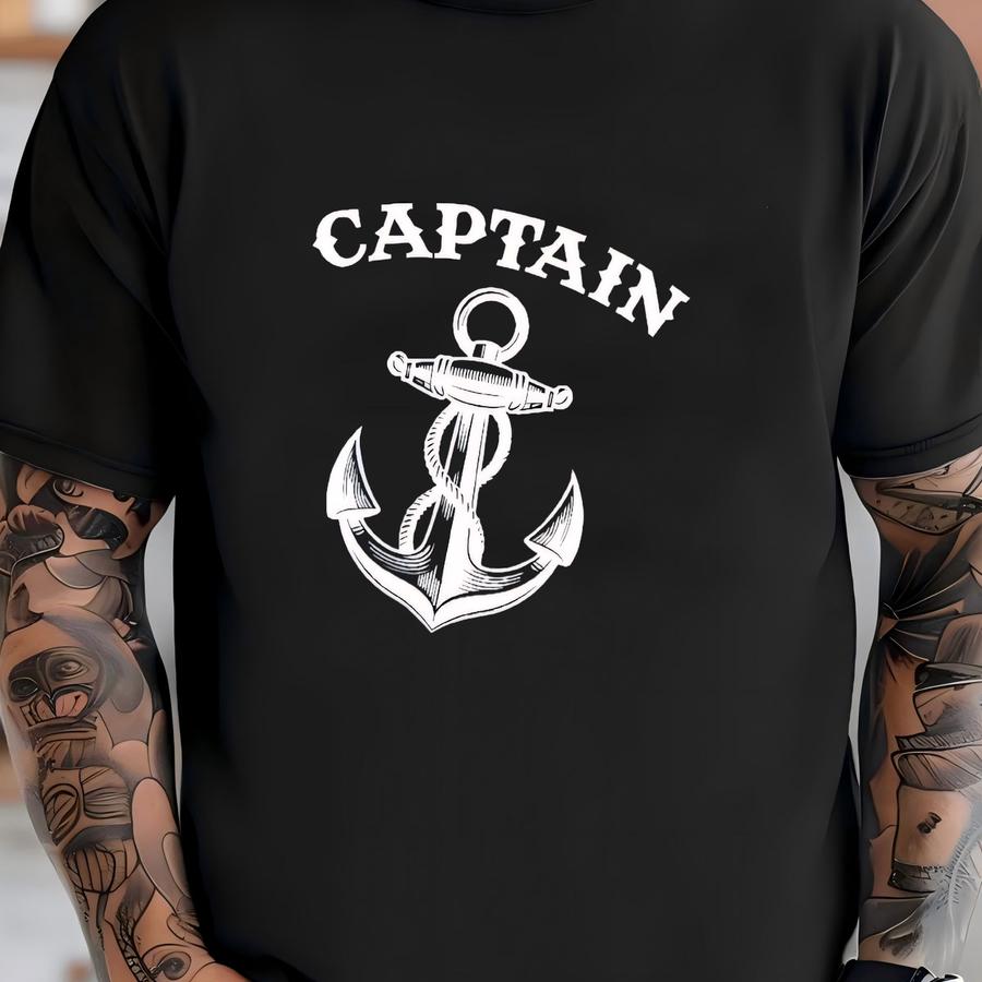Captain And First Mate Shirt, Matching Captain Shirt, Best Dad Shirt, Funny Daddy Shirt, Son And Dad Shirts, Father's Day Tee, Captain Shirt T-shirt