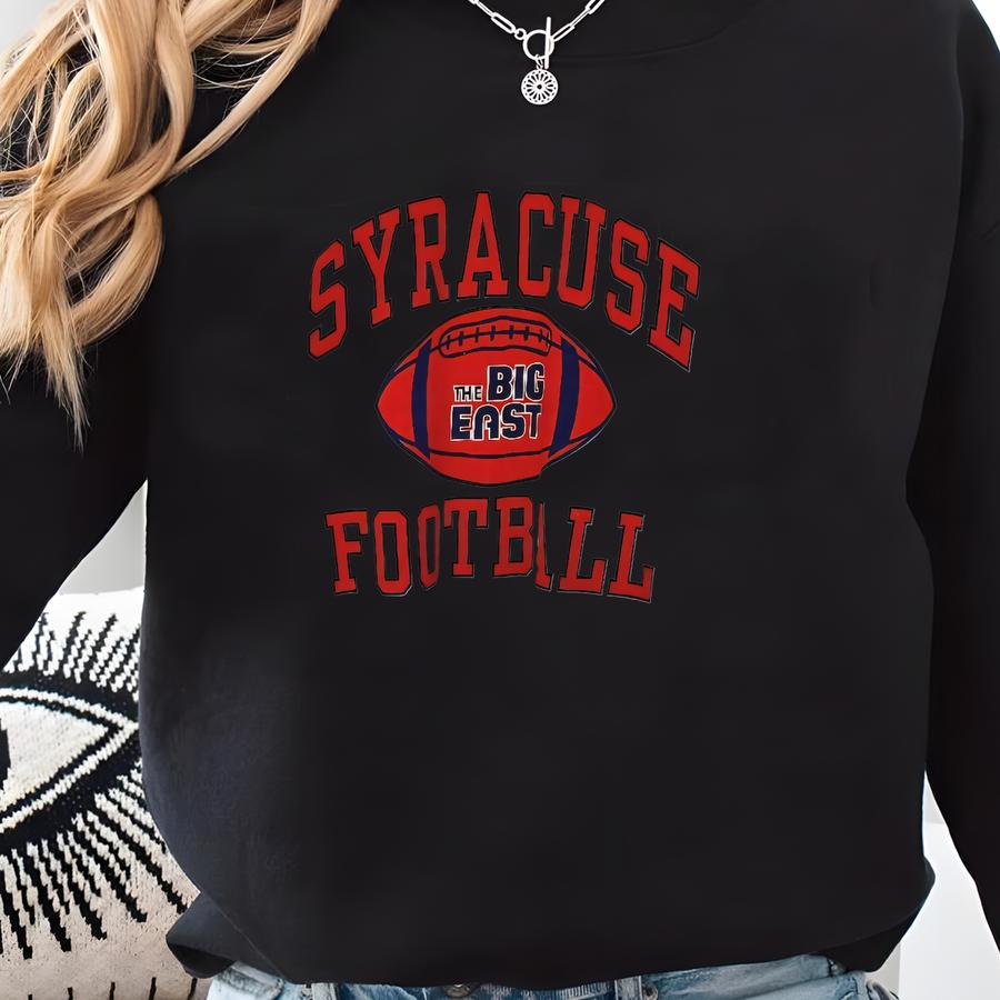 Syracuse Big East Football Size Xl Crewneck 90s Sweatshirt