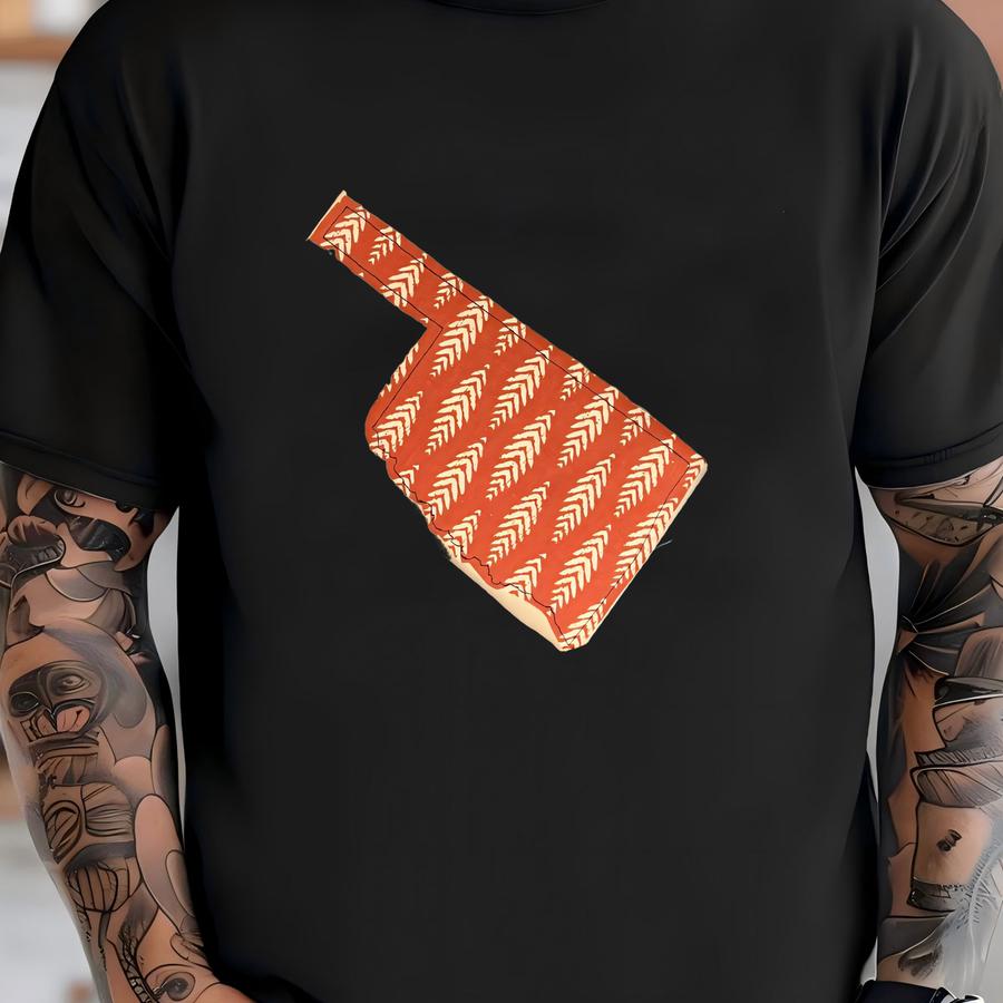 Oklahoma Applique Shirt, Applique, Christmas Gift, Birthday Gift, Boho, Vintage, Boutique, Women, Girl, Oklahoma, Womens Gift, Mothers Day T-shirt