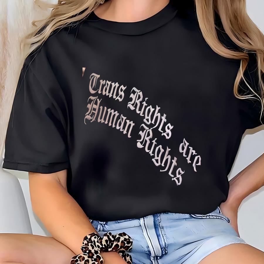 Trans Rights Are Human Rights Shirt, Trans Pride Crewneck, Protect Trans Kids, Protect Trans Youth, Trans Crop Top T-shirt