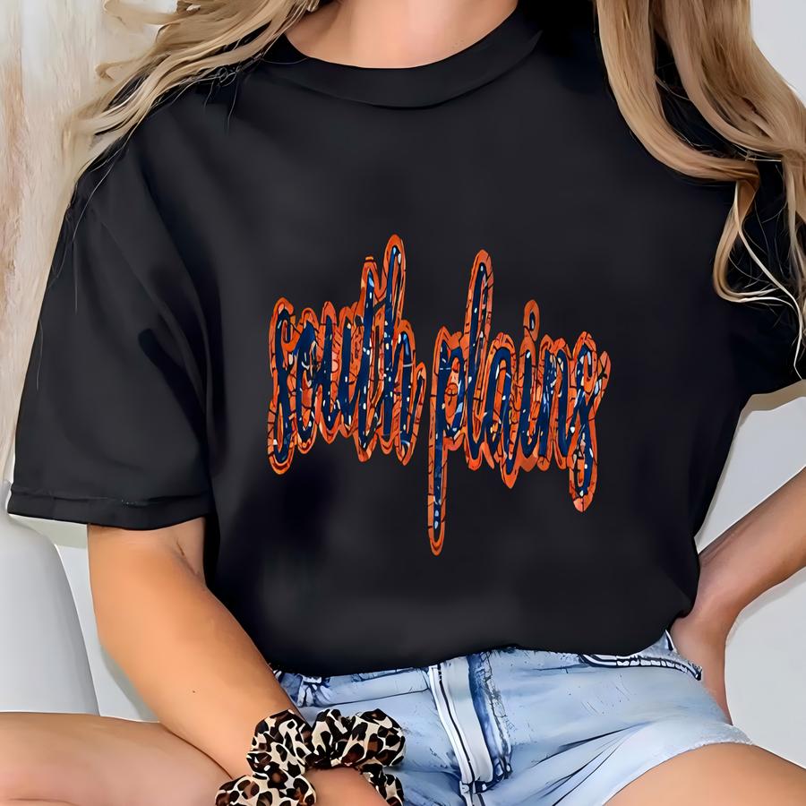 South Plains College Shirt - Blingy Glitter Sparkly Shirt T-shirt
