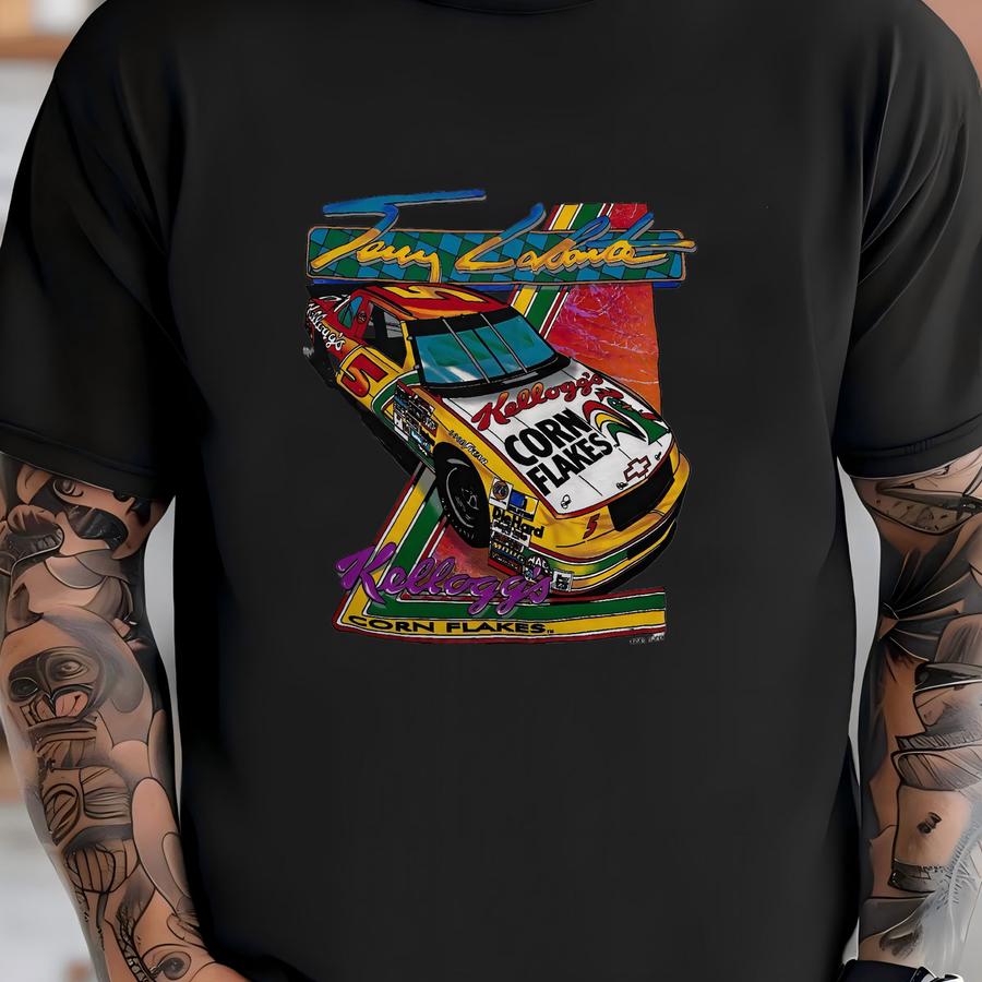 1993 Vintage Terry Labonte Kelloggs Hoodie Szxl Single Stitch Made In Usa 18 T-shirt