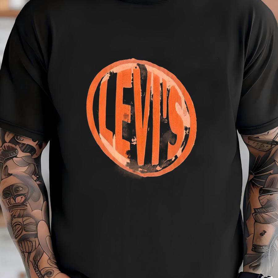 Vintage 1990’s Orange Levi’s Hoodie Szl T-shirt